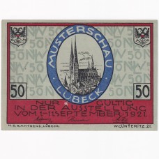 Nemecko Lűbeck 50 Pfennig 1921