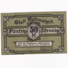 Nemecko Wattenscheid 50 Pfennig 1921