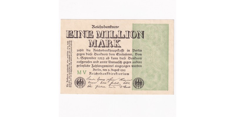Nemecko 1 Milión Mariek 1923