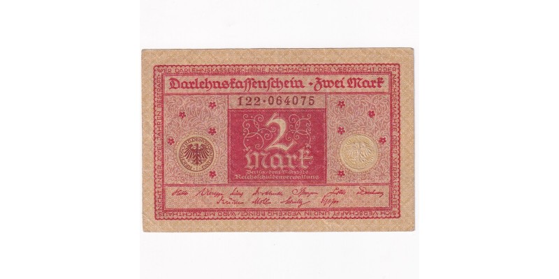 Nemecko 2 Marky 1920