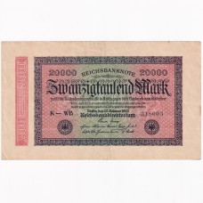 Nemecko 20 000 Mariek 1923