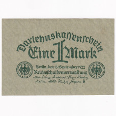 Nemecko 1 Mark 1922