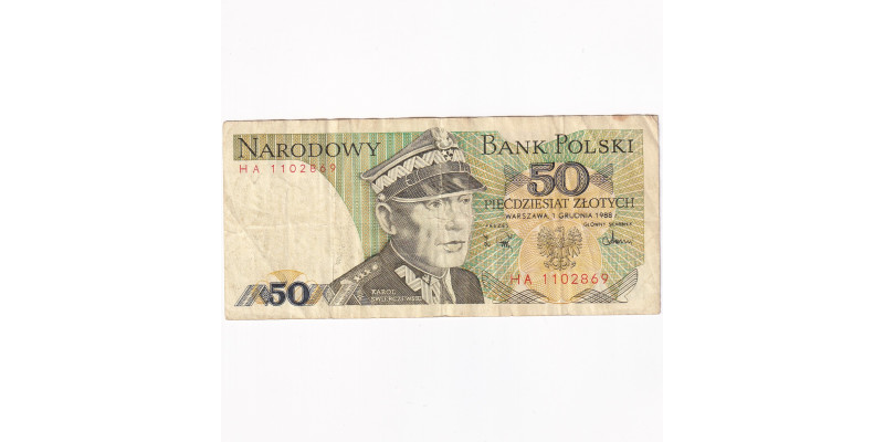 Poľsko 50 Zlotých 1988