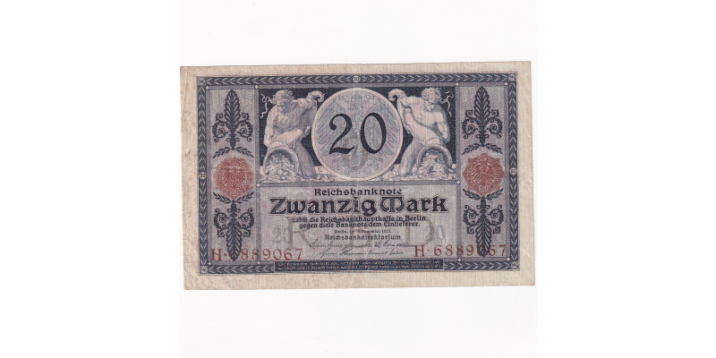 Nemecko 20 Mark 1915