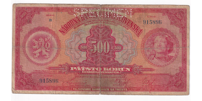 500 Korún 1929