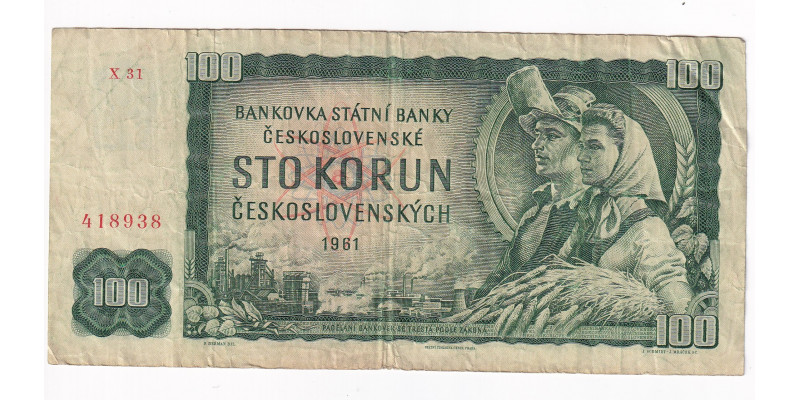 100 Korún 1961