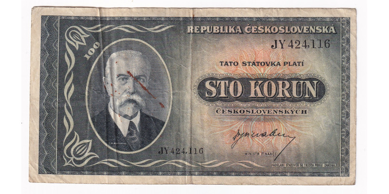 100 Korún 1945