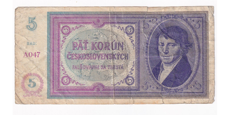 5 Korún 1938