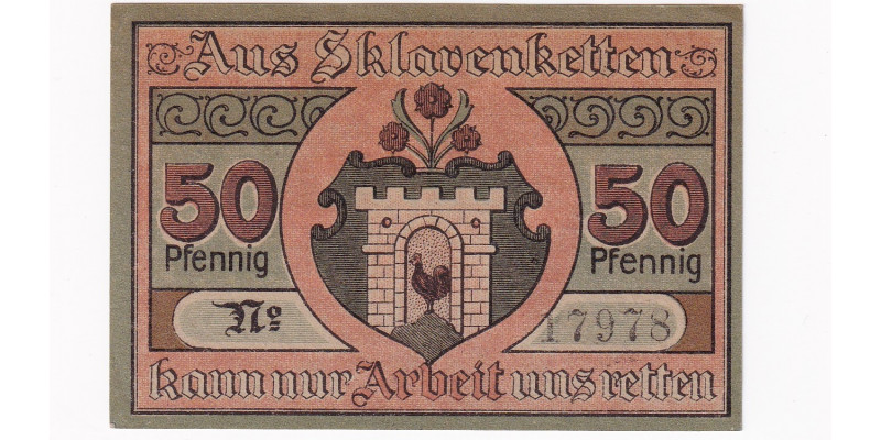 Nemecko 50 Pfennig 1919