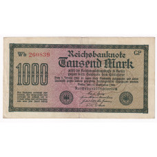 Nemecko 1000 Mariek 1922