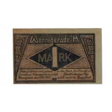 1 Mark 1921 Wernigerode
