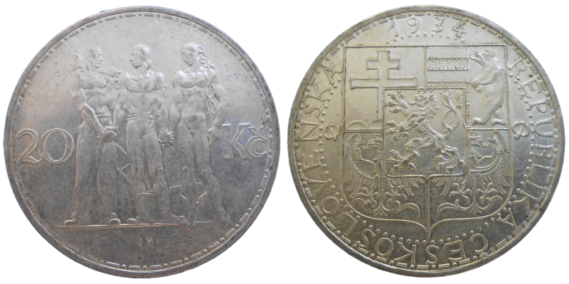 20 Kč 1934