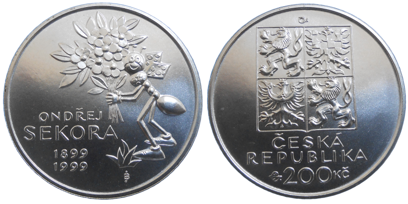 200 Kč 1999 Ondřej Sekora 
