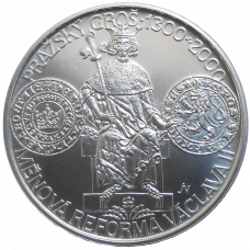 200 Kč 2000 700. výročie menovej reformy Václava II. 
