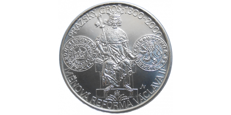 200 Kč 2000 700. výročie menovej reformy Václava II. 