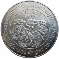 500 SK 1999 500. výročie razby prvých toliarových mincí v Kremnici