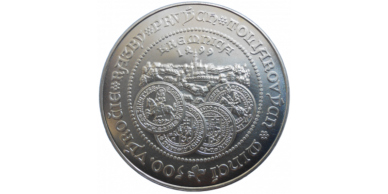 500 SK 1999 500. výročie razby prvých toliarových mincí v Kremnici