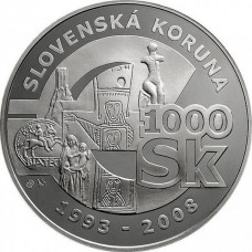 1000 Sk 2008 Zavedenie Eura
