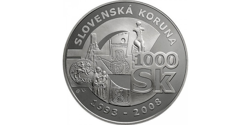 1000 Sk 2008 Zavedenie Eura