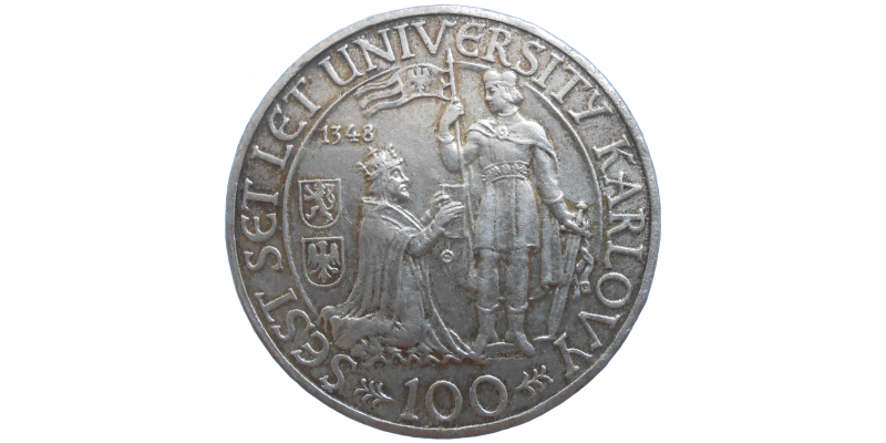 100 KČS 1948 600 rokov založenia Karlovej Univerzity
