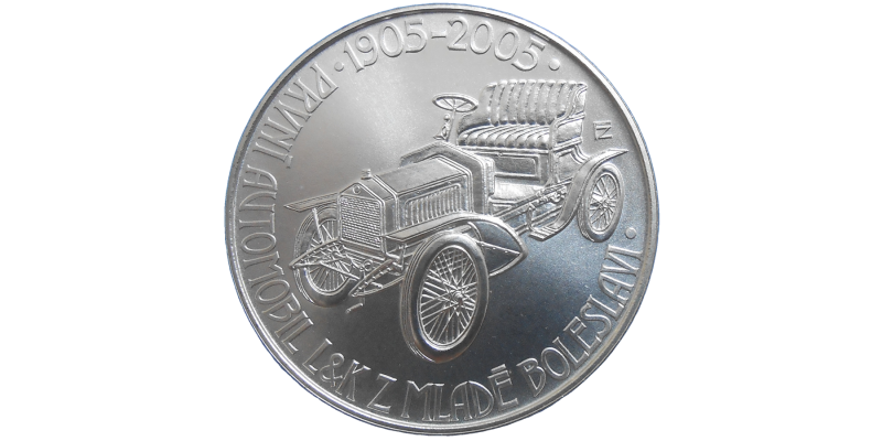 200 Kč 2005 Prvý automobil z Mladej Boleslavi BK