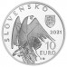 10 Euro 2021 Alexander Dubček Proof