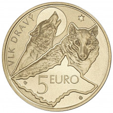 5 Euro 2021 Vlk Dravý
