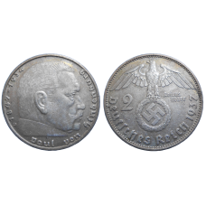 Nemecko 2 marka 1937 D