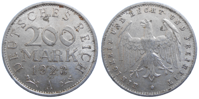 Nemecko 200 Mariek 1923 A