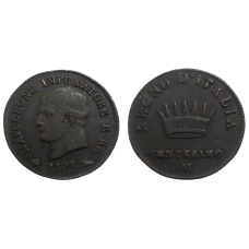 Napoleon Bonaparte 1 centesimo 1808 M