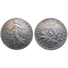 Francúzsko 50 Centimes 1909 
