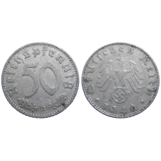 Nemecko 50 pfennig 1940 B