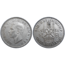 Anglicko 1 Shilling 1938