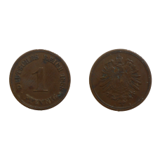 Nemecko 1 Pfennig 1888 A