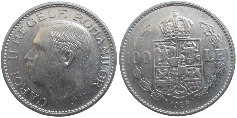 Rumunsko 100 Lei 1938