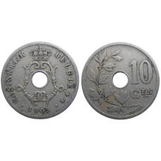 Belgicko 10 Centimes 1903