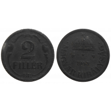 Maďarsko 2 Fillér 1943