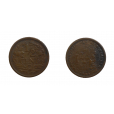 Holandsko 1/2 Cent 1914