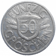 Rakúsko 50 Groschen 1947