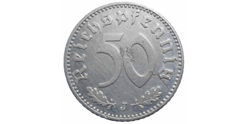 Nemecko 50 Pfennig 1941 J
