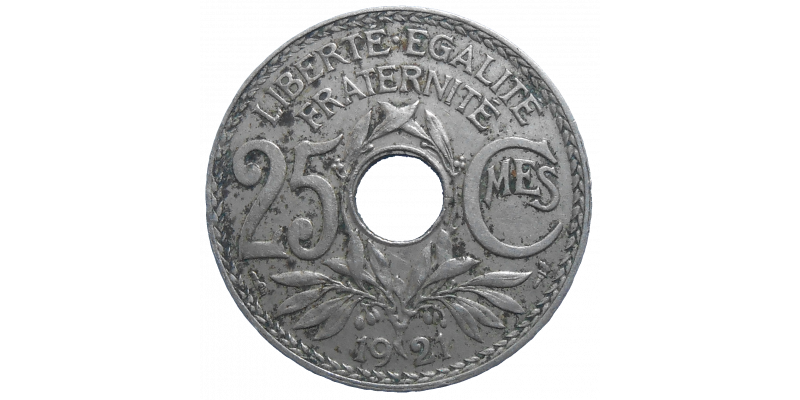 Francúzsko 25 Centimes 1921
