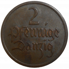 Danzig 2 Pfennig 1937