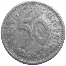 Nemecko 50 Pfennig 1941 D