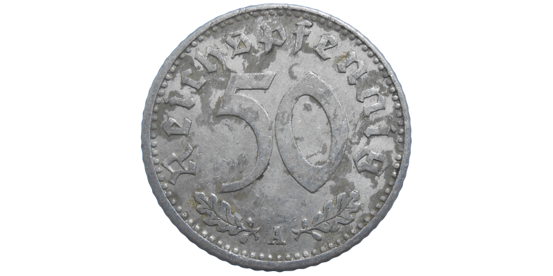 Nemecko 50 Pfennig 1943 A