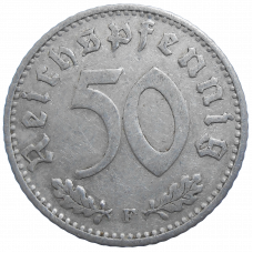 Nemecko 50 Pfennig 1939 F