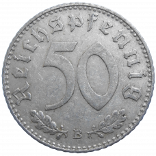 Nemecko 50 Pfennig 1943 B