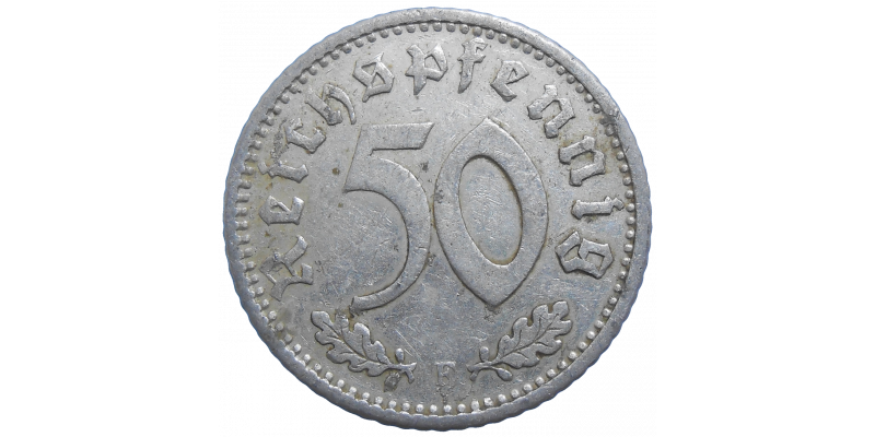 Nemecko 50 Pfennig 1935 F