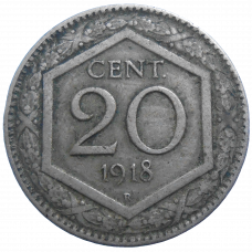 Taliansko 20 Centesimi 1918