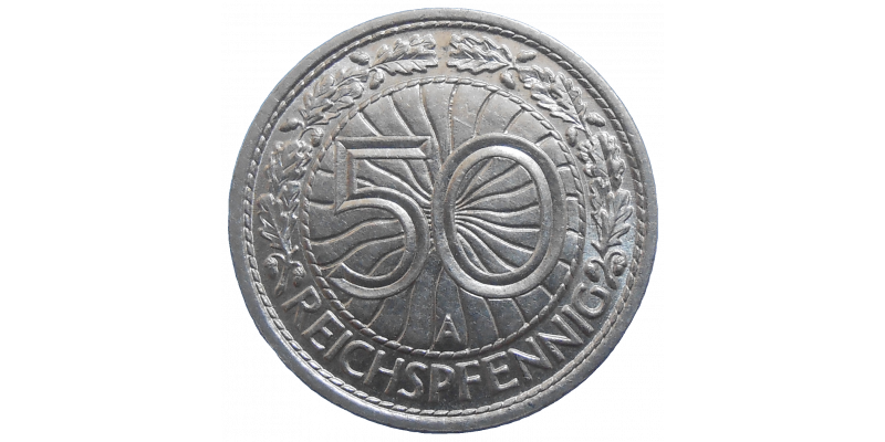 Nemecko 50 Pfennig 1927 A