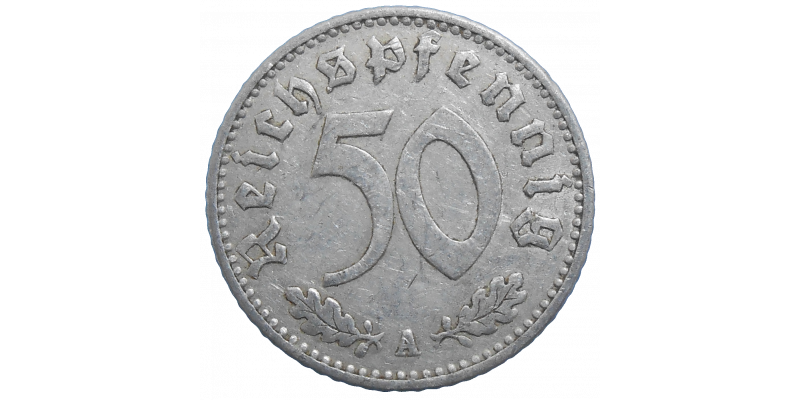 Nemecko 50 Pfennig 1935 A